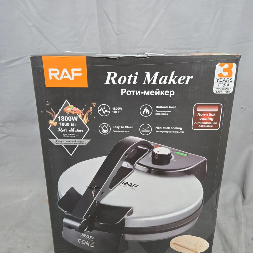RAF ROTI MAKER 1800W – BOXED