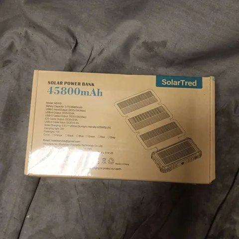 SEALED SOLAR TRED 45800MAH SOLAR POWER BANK 