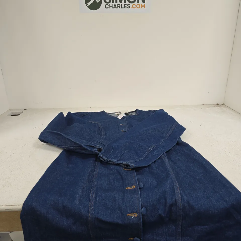 NOBODYS CHILD BLUE DENIM DRESS SIZE 18 TAGGED