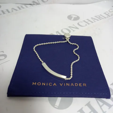 BOXED MONICA VINADER LINEAR MINI FRIENDSHIP CHAIN BRACELET