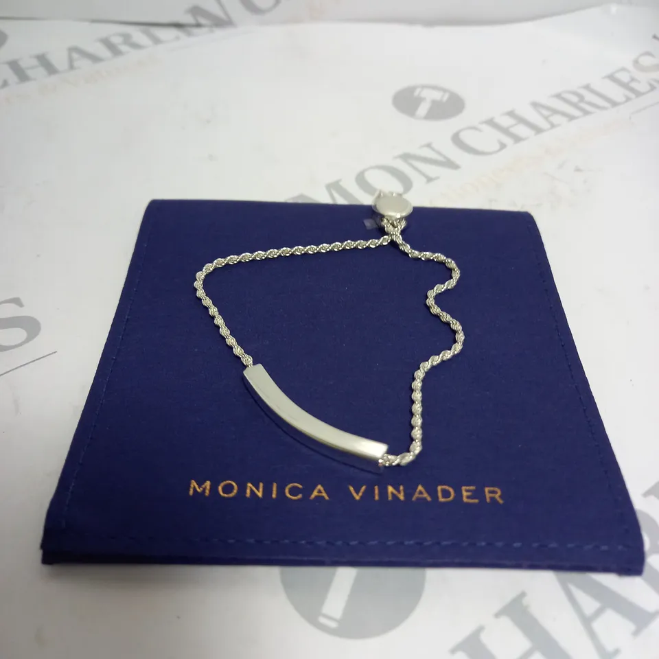 BOXED MONICA VINADER LINEAR MINI FRIENDSHIP CHAIN BRACELET
