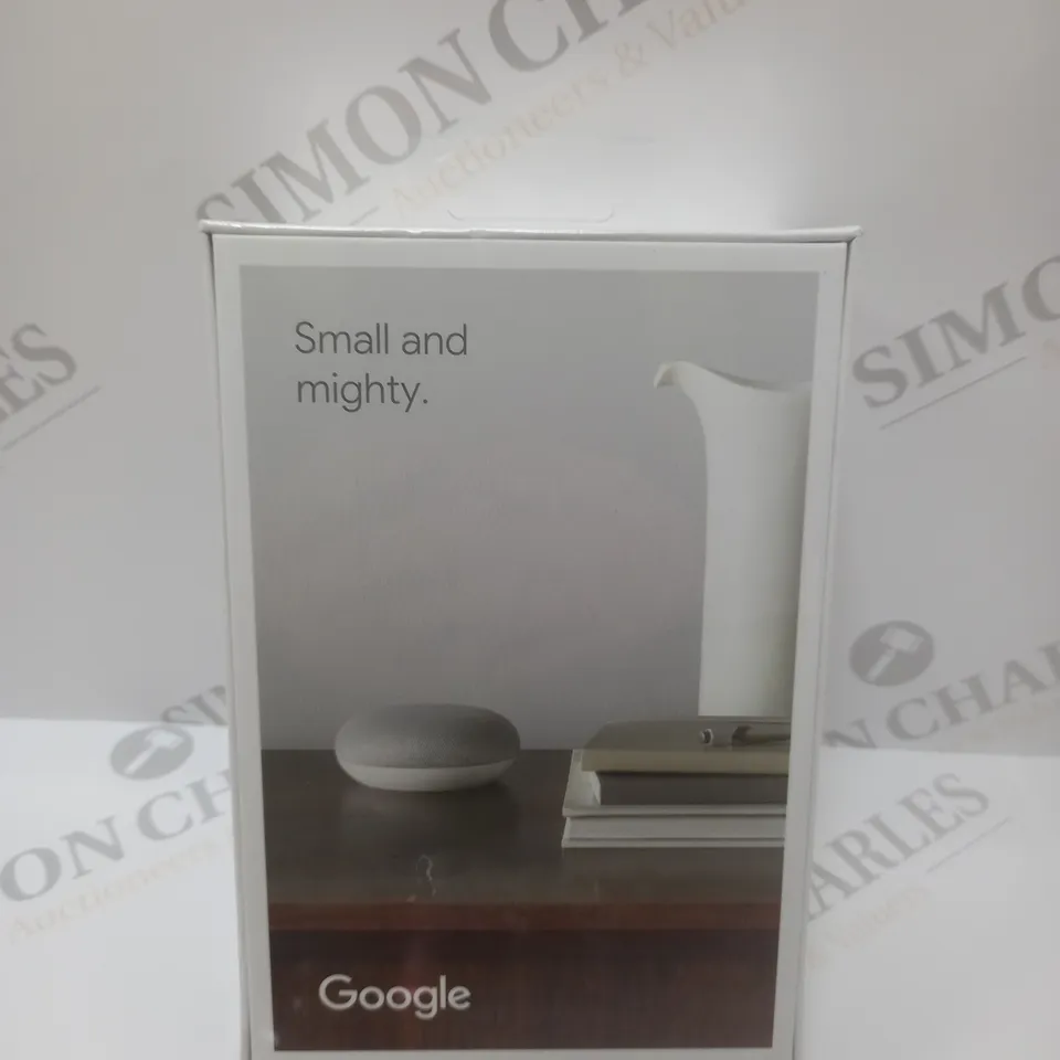 BRAND NEW BOXED GOOGLE NEST MINI (2ND GEN) WITH GOOGLE ASSISTANT - CHALK