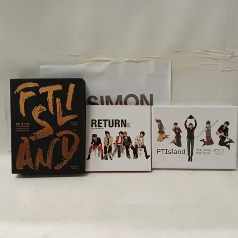 FTISLAND 3RD MINI ALBUM RETURN + FTISLAND BEAUTIFUL HITS FOR ASIA VOL. 2 – SET OF 3 CDS