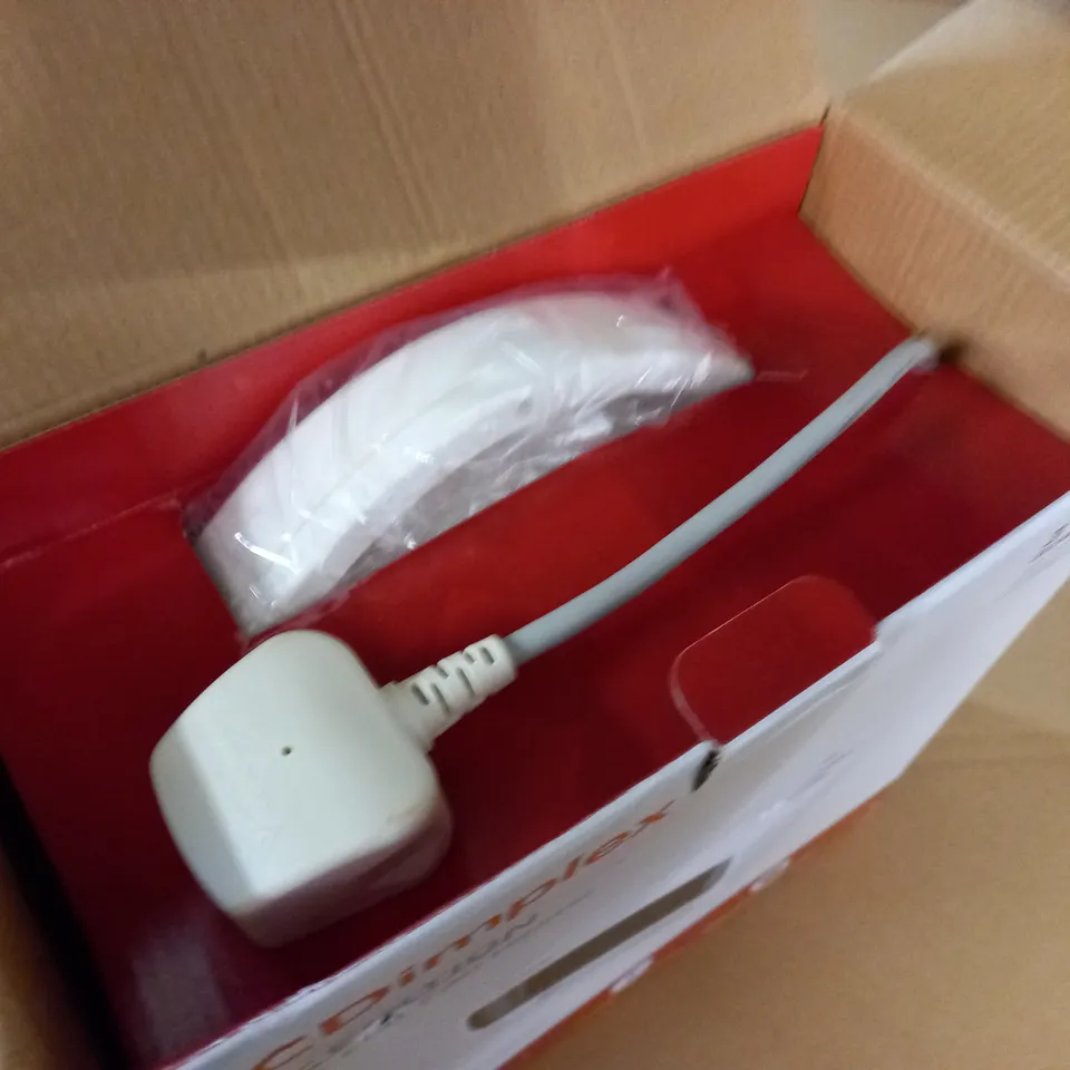 BOXED DIMPLEX 2KW FLAT FAN HEATER 