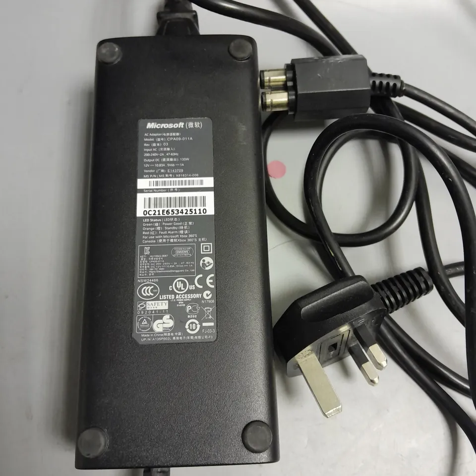 UNBOXED MICROSOFT AC ADAPTER CPA09-011A