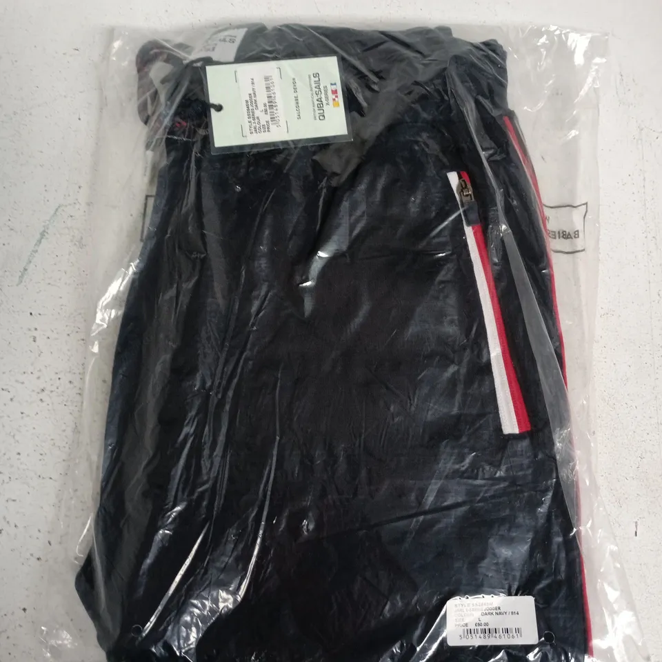 BAGGED QUBA:SAILS JARL X-SERIES JOGGERS IN DARK NAVY - LARGE