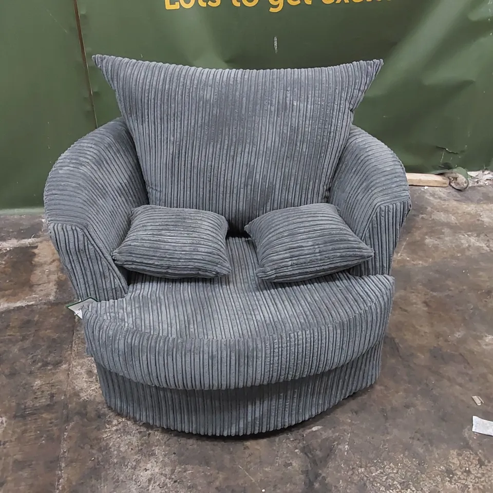 DESIGNER STOWERS SWIVEL TUB CHAIR 