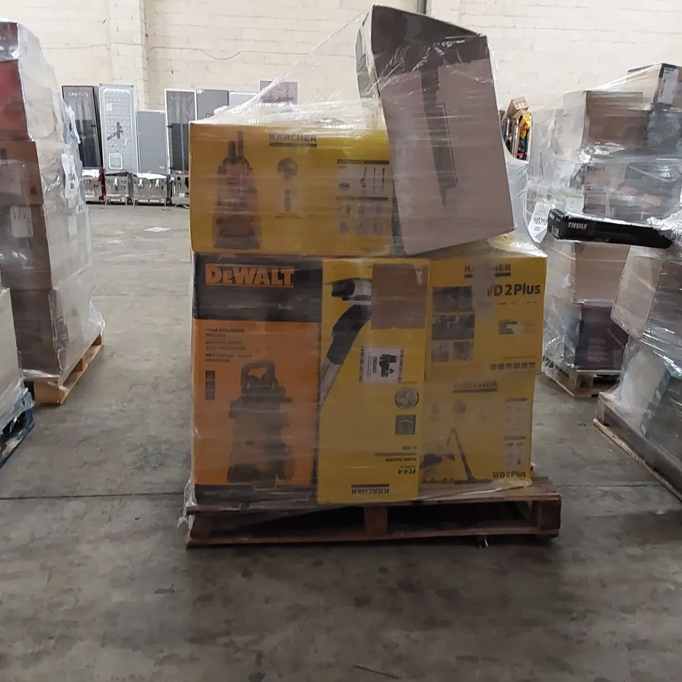 PALLET OF APPROXIMATELY 16 UNPROCESSED RAW RETURN HOUSEHOLD AND ELECTRICAL GOODS TO INCLUDE;