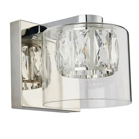 BOXED ENDON VERINA 1 LIGHT WALL LIGHT CHROME PLATE