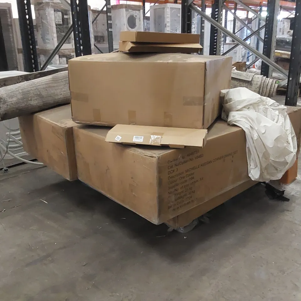 PALLET CONTAINING ASSORTED FURNITURE PARTS ECT