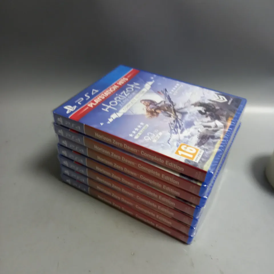 BRAND NEW AND SEALED LOT OF 7 HORIZON ZERO DAWN COMPLETE EDITION PS4 GAMES