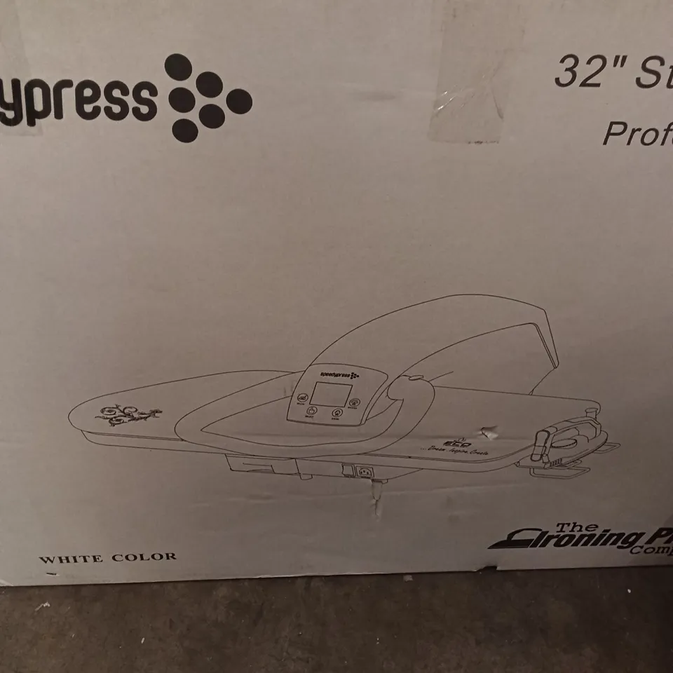 BOXED SPEEDYPRESS 32" STEAM IRONING PRESS PROFESSIONAL 81HD-WHITE