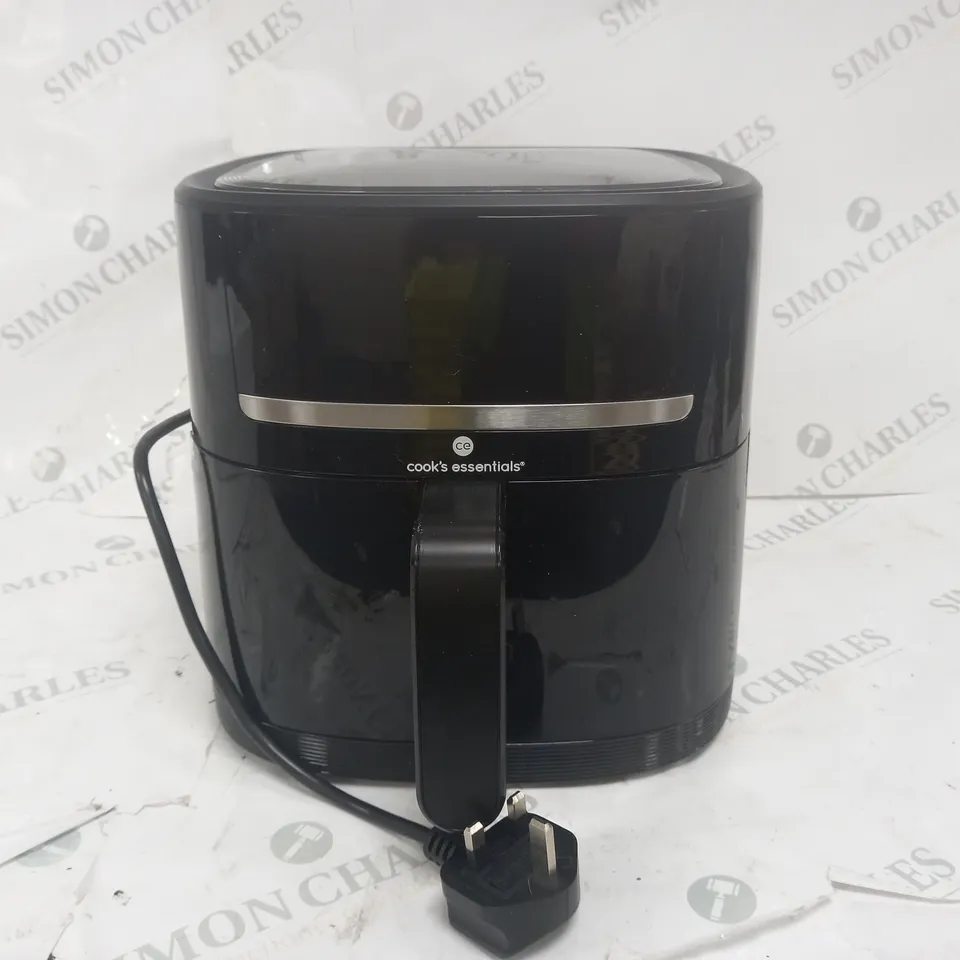 BOXED COOK'S ESSENTIALS 4L AIR FRYER IN BLACK