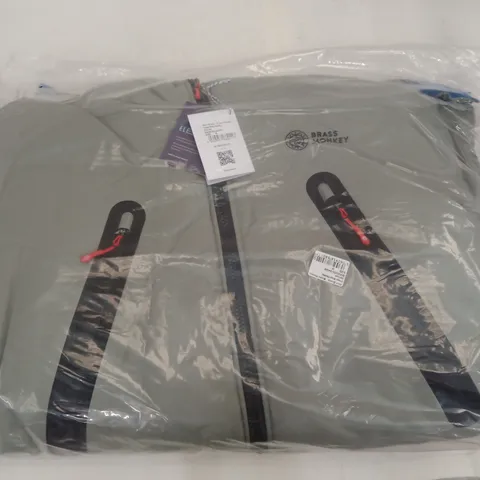 BRAND NEW BAGGED BRASS MONKEY UNISEX DIP COAT, BM00050 - SAGE// SIZE: M