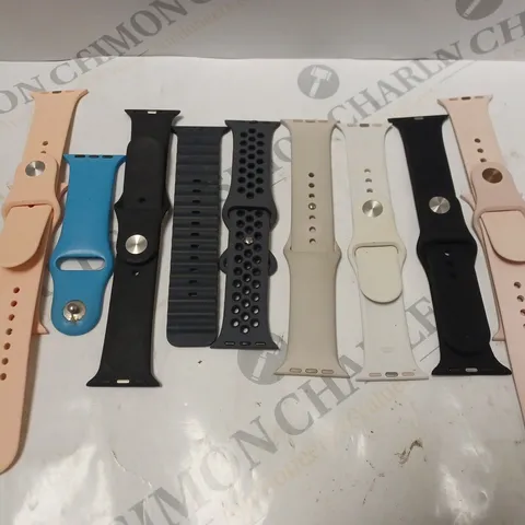 BOX OF A LARGE QUANTITY OF ASSORTED LOOSE WATCH STRAPS