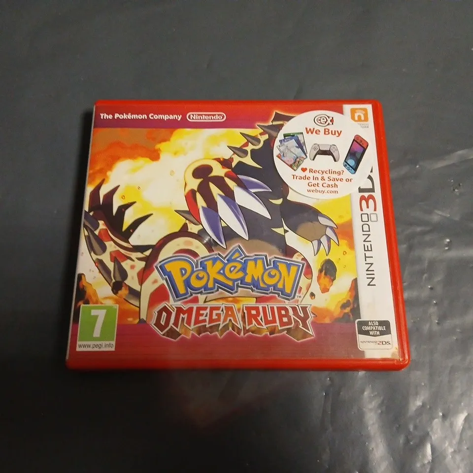 POKEMON OMEGA RUBY FOR NINTENDO 3DS