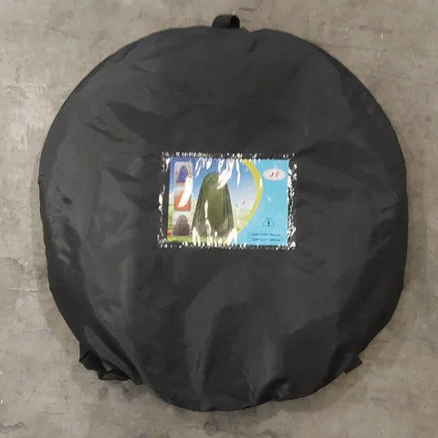 BAGGED POP UP TENT IN BLACK