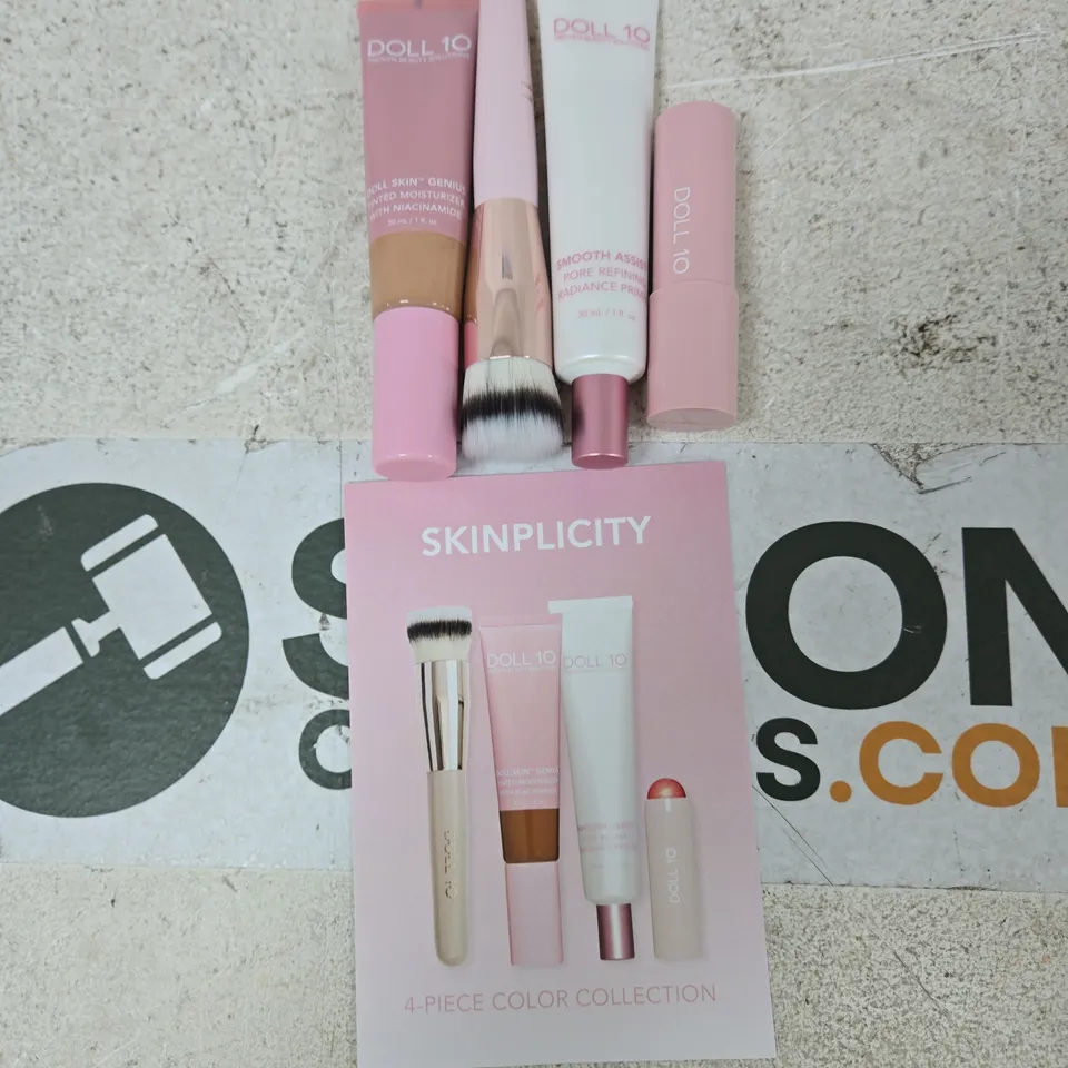DOLL 10 4-PIECE COLOUR COLLECTION MAKE-UP SET – PINK PACKAGING