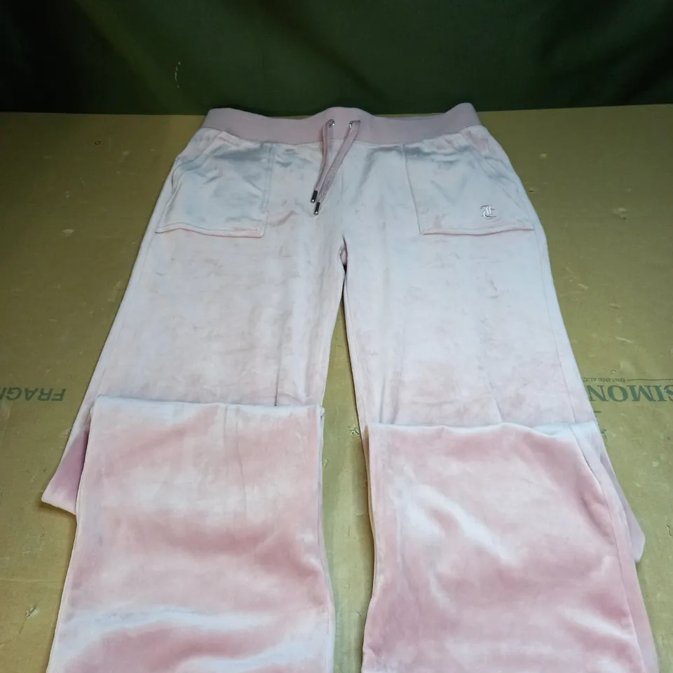 JUICY COUTURE VELVET HOUSE JOGGERS SIZE M 