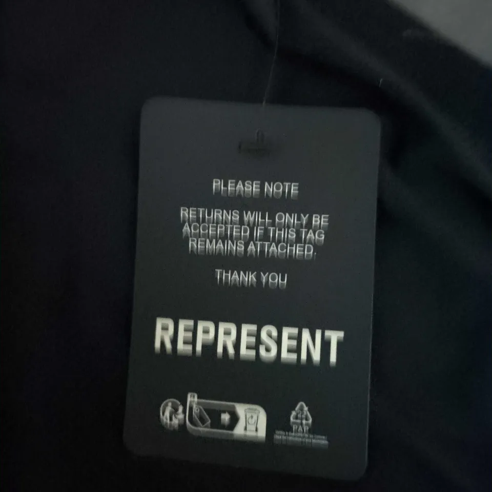 REPRESENT SLEEVELESS TOP – BLACK