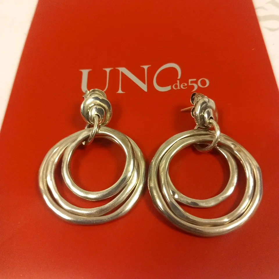 BAGGED UNO DE 50 ONDA EARRINGS RRP £49