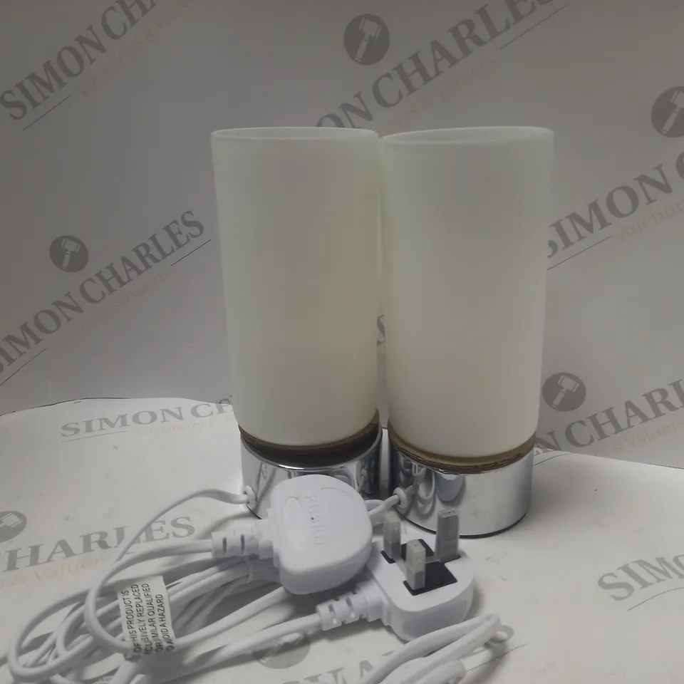 JOHN LEWIS CARA TOUCH LAMP SET OF 2