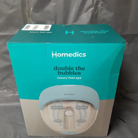 BOXED HOMEDICS LUXURY FOOT SPA