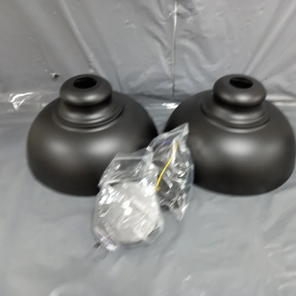 MAT BLACK HANGING CEILING LIGHT SHADES AND CEILING PENDANTS