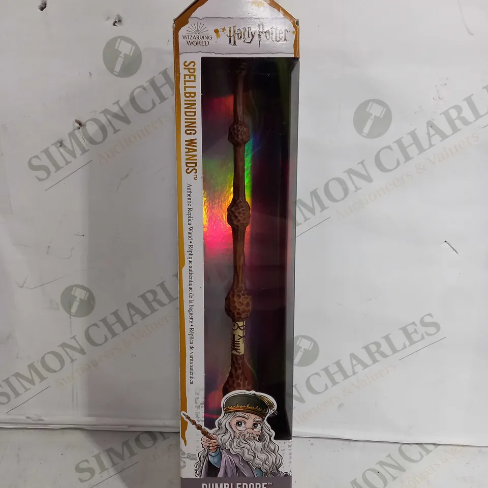 SEALED SPIN MASTER WIZARDING WORLD HARRY POTTER DUMBLEDORE MAGIC WAND 30CM 