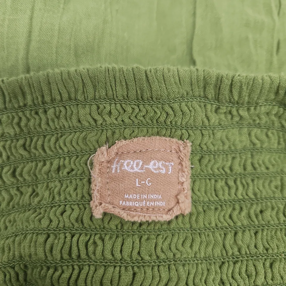 FREE PEOPLE GREEN DRESS – WOMEN'S, SIZE L-G