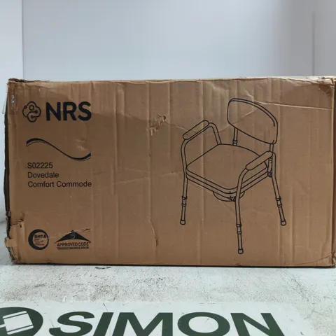 NRS DOVEDALE COMFORT COMMODE – BOXED (S02225)