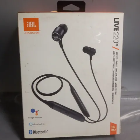 BOXED JBL LIVE220 BT EARPHONES