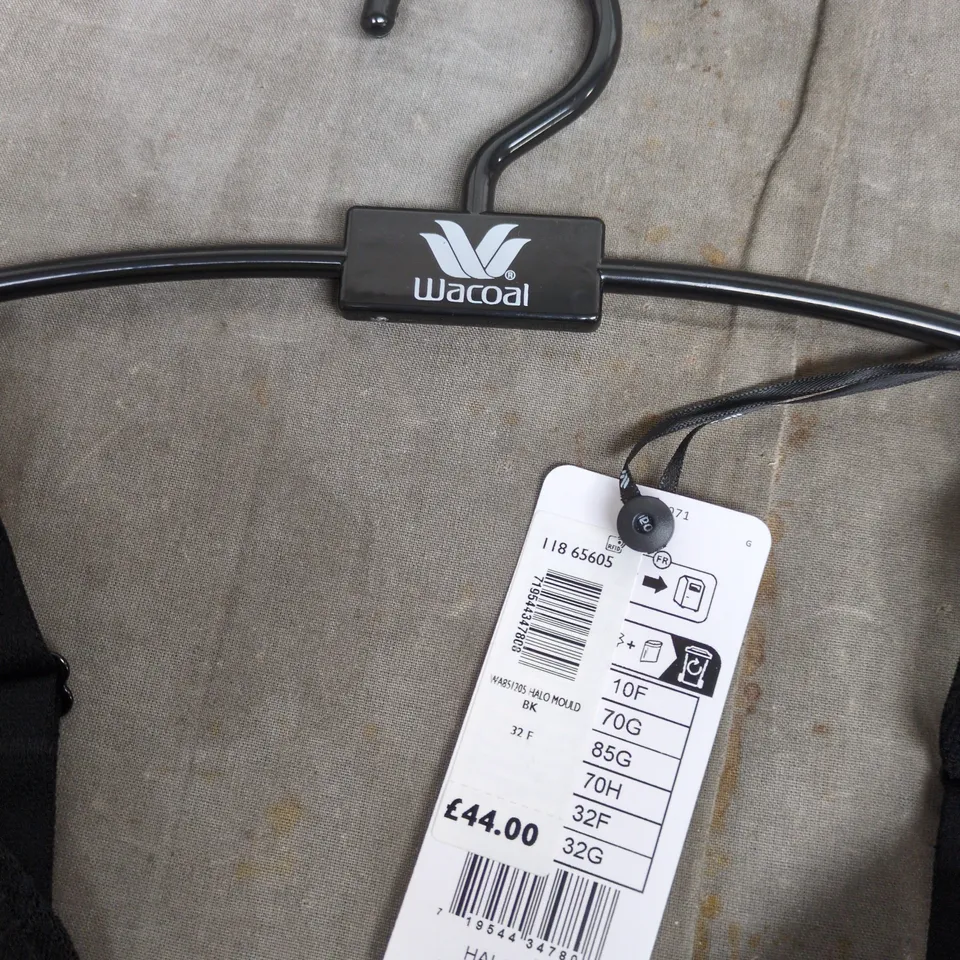 WACOAL HALO LACE BRA – BLACK - UK 32F