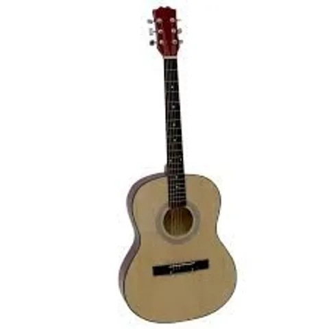 39" FULL SIZE 4/4 6 STRING STEEL STRUNG ACOUSTIC GUITAR