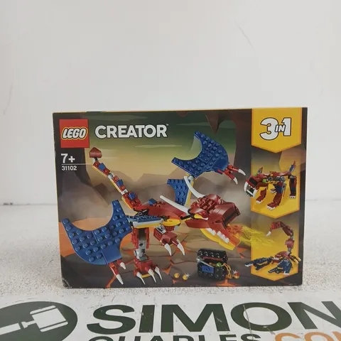 LEGO CREATOR 3-IN-1 SET 31102 – DRAGON BUILD (BOXED)