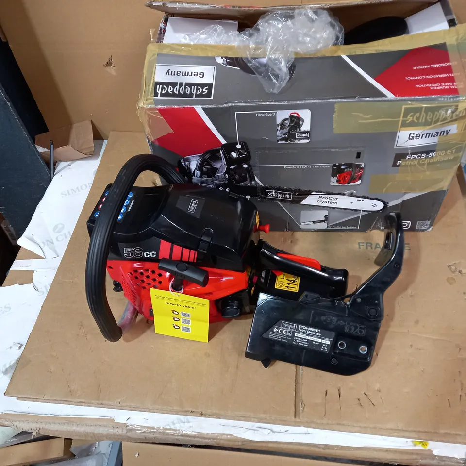 BOXED SCHEPPECH FPCS-5600E1 PETROL CHAINSAW
