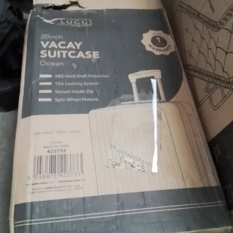 BOXED LUGG 20INCH VACAY SUITCASE OCEAN