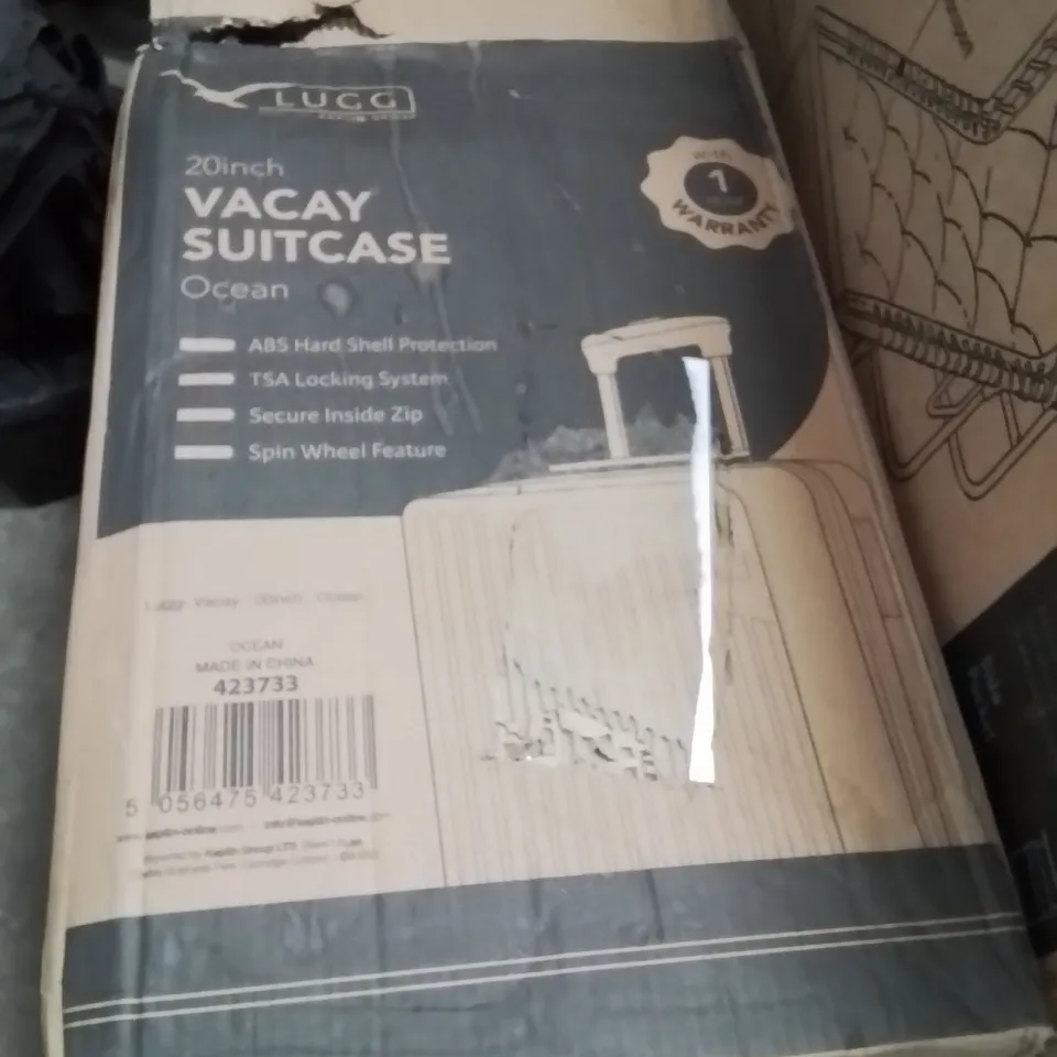 BOXED LUGG 20INCH VACAY SUITCASE OCEAN