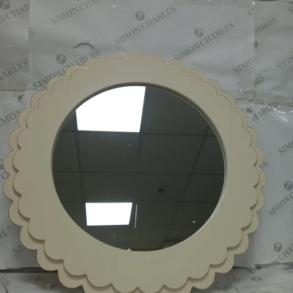 BUNDLEBERRY BY AMANDA HOLDEN SCALLOPED EDGE WALL MIRROR