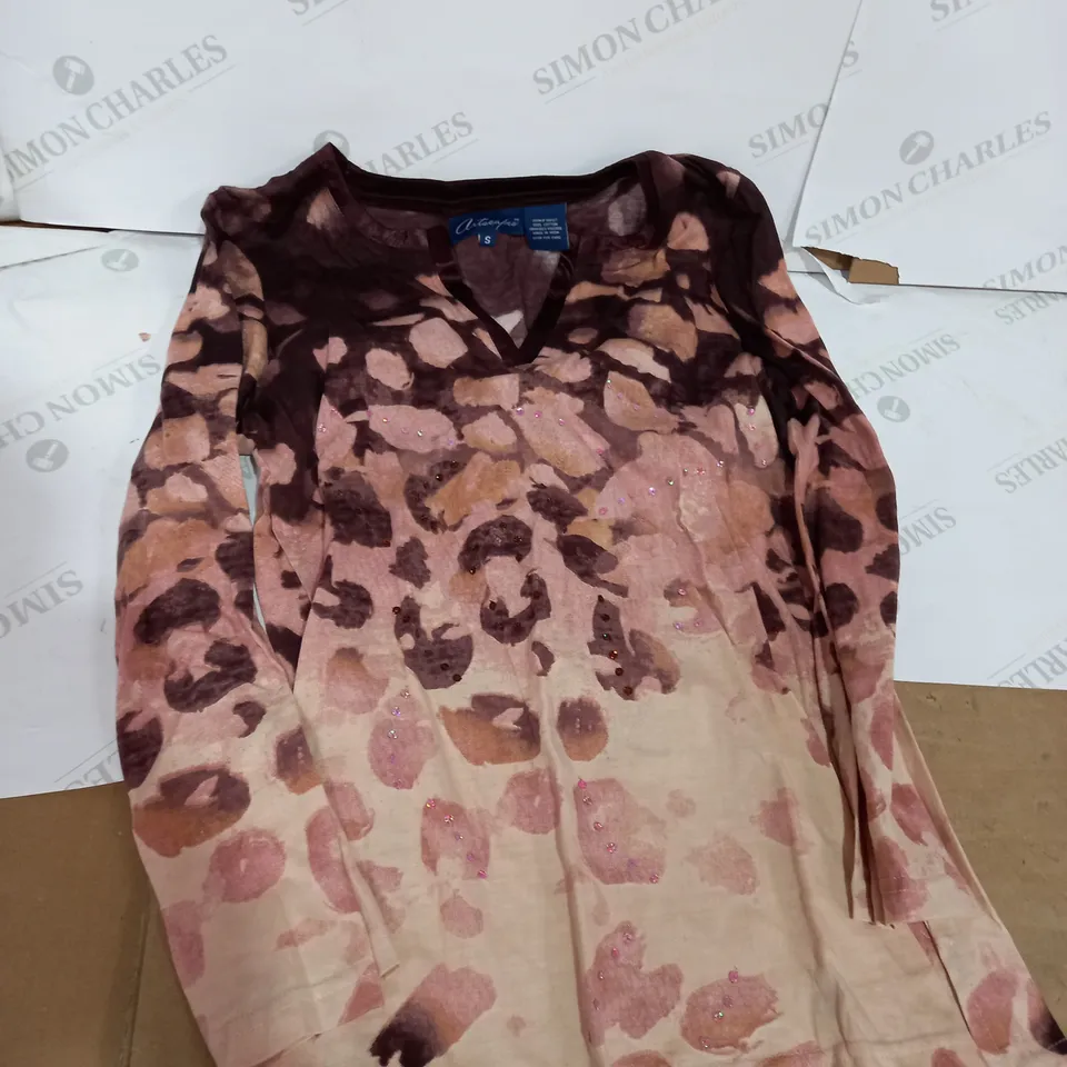 ARTAEAPEA TOP SMALL BROWN/CREAM 