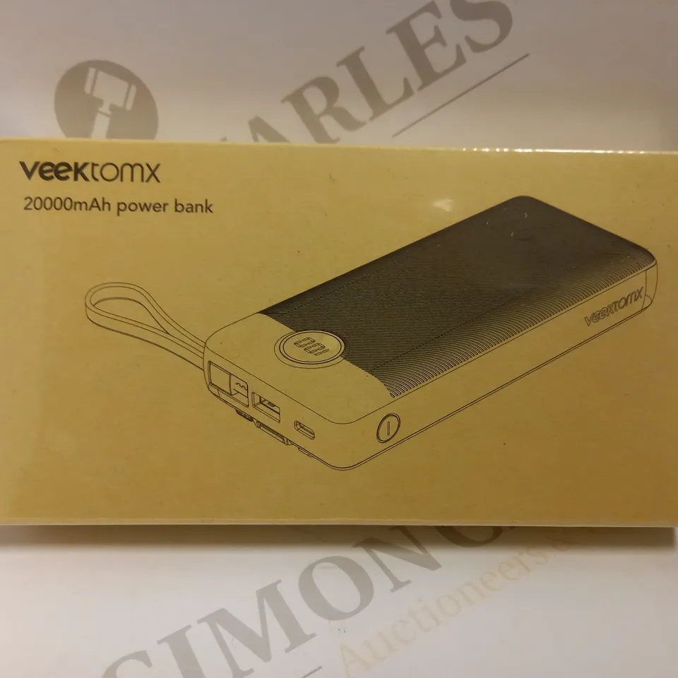SEALED VEEKTOMX 20000MAH POWER BANK