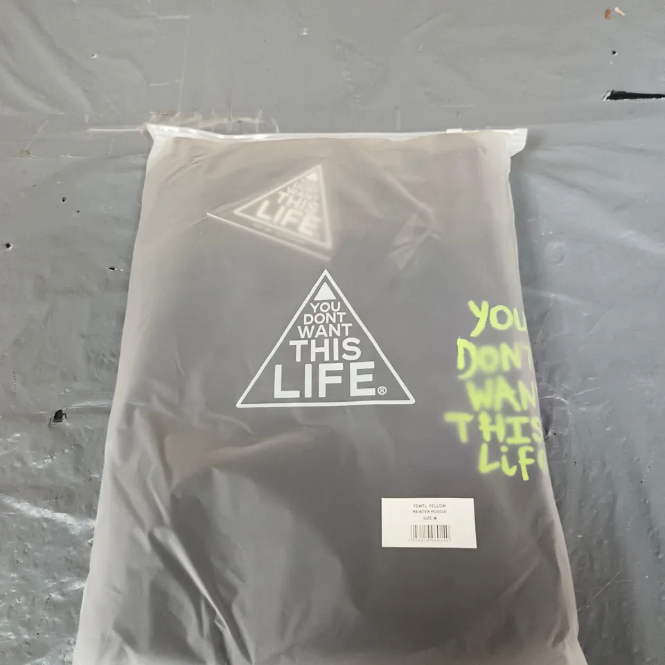 YOU DON'T WANT THIS LIFE PAINTER HOODIE – SIZE M