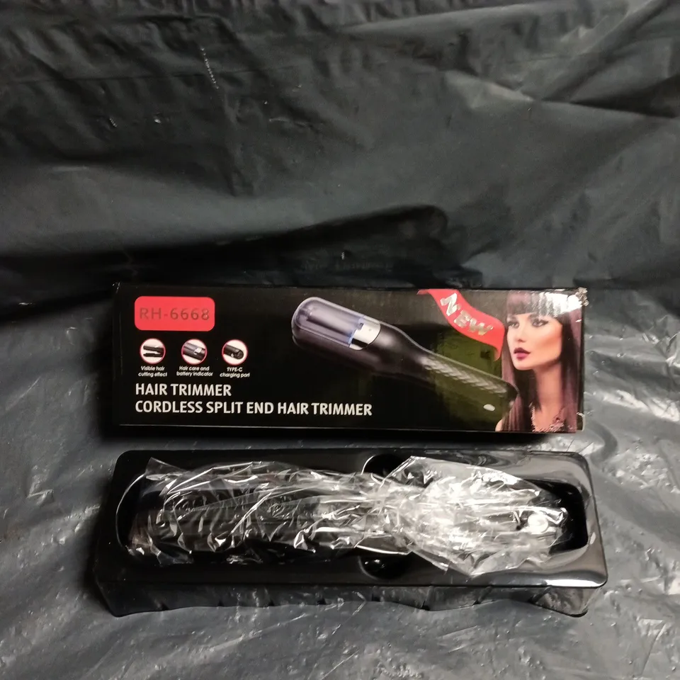 BOXED RH-6668 CORDLESS SPLIT END HAIR TRIMMER 