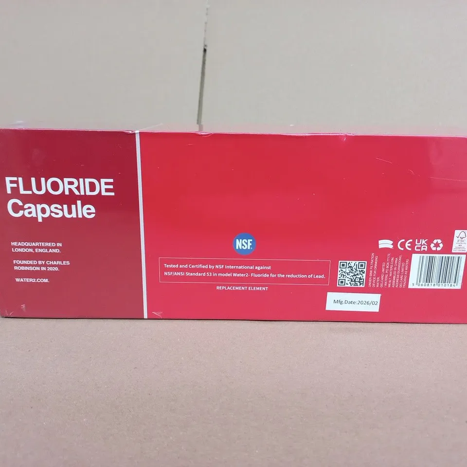 WATER2 FLUORIDE CAPSULE – REPLACEMENT ELEMENT
