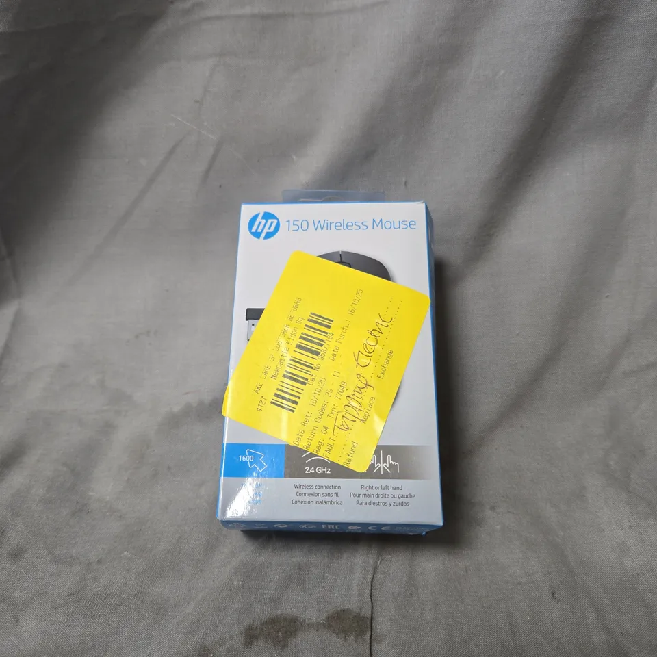13 X HP 150 WIRELESS MOUSE - BOXED (2.4 GHZ)