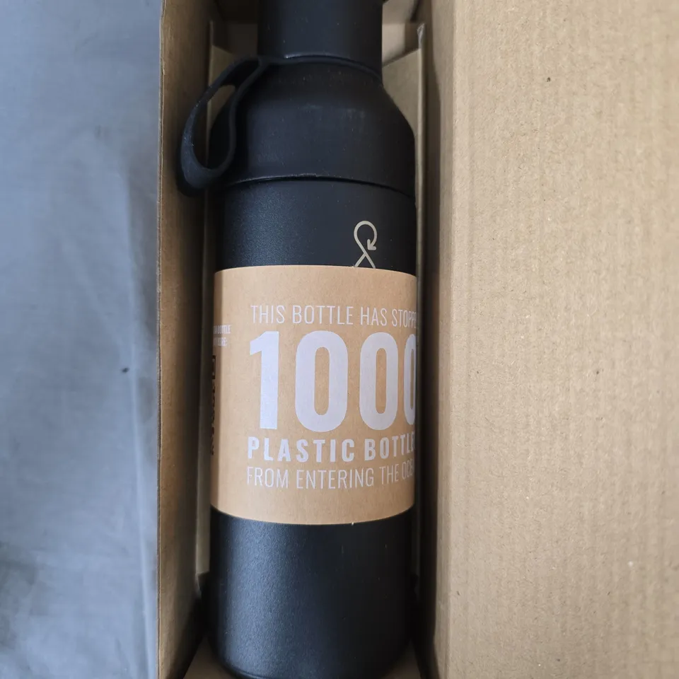 BOXED OCEAN BOTTLE GO IN OBSIDIAN BLACK (500ML)