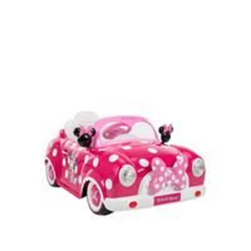 BOXED MINNIE MOUSE HUFFY MINNIE CAR 6V BATTERY RIDE ON RRP £189.99