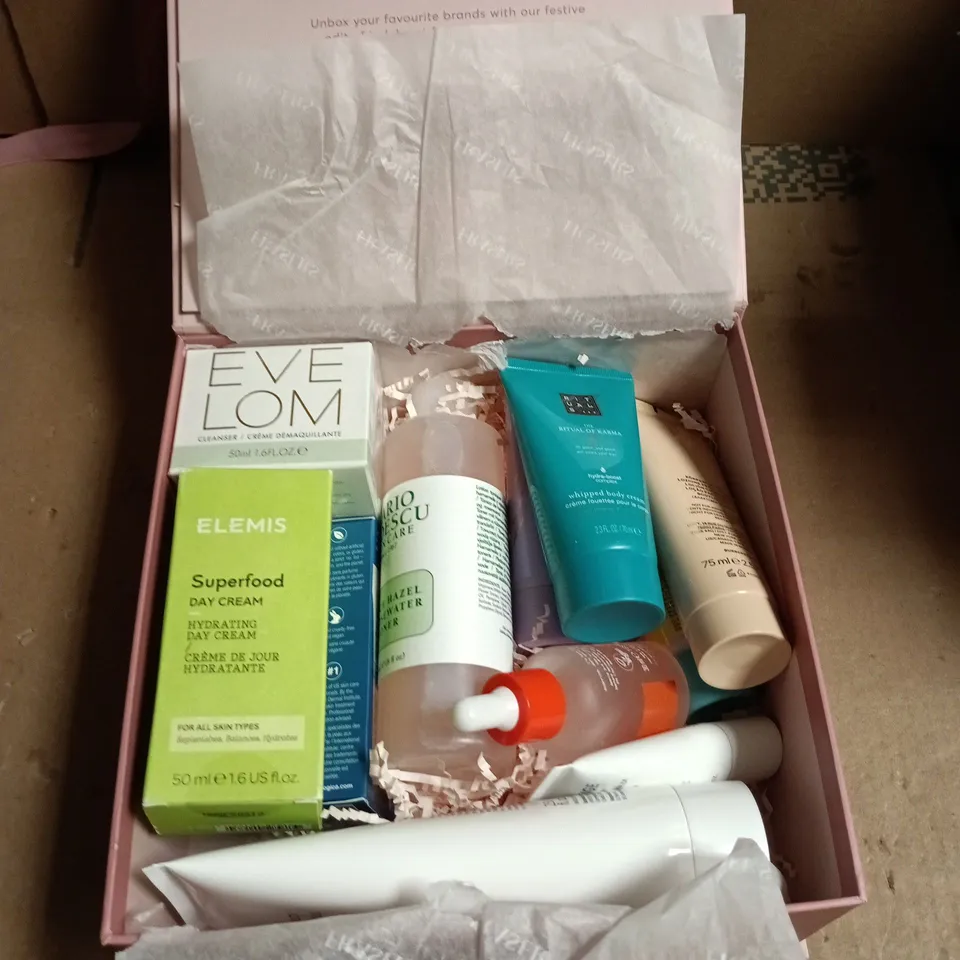 FRASERS GIFT BOX - SKINCARE & BEAUTY SET (EVE LOM, ELEMIS & MORE)