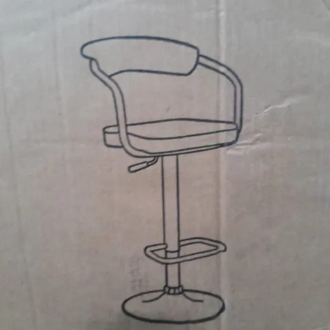 BOXED NEW TEXAS BAR STOOL - BLACK (COLLECTION ONLY)