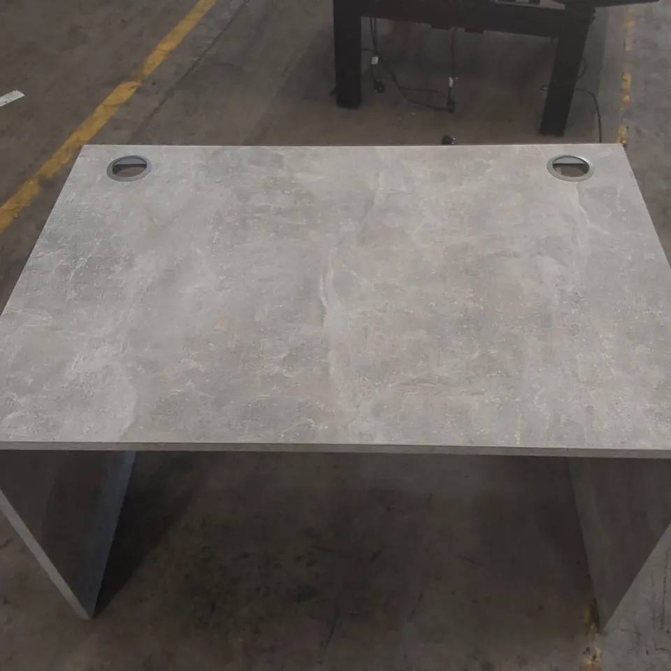 DESIGNER WOODEN OFFICE DESK - CONCRETE EFFECT